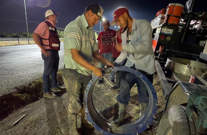 Continúan trabajos de reparación en línea de conducción de Planta Norte: COMAPA