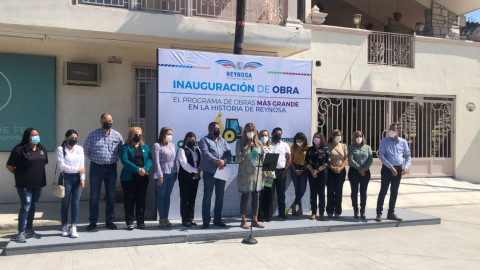Benefician a Reynosenses con más obras hidráulicas, inversiones superan los más de 50 millones de pesos