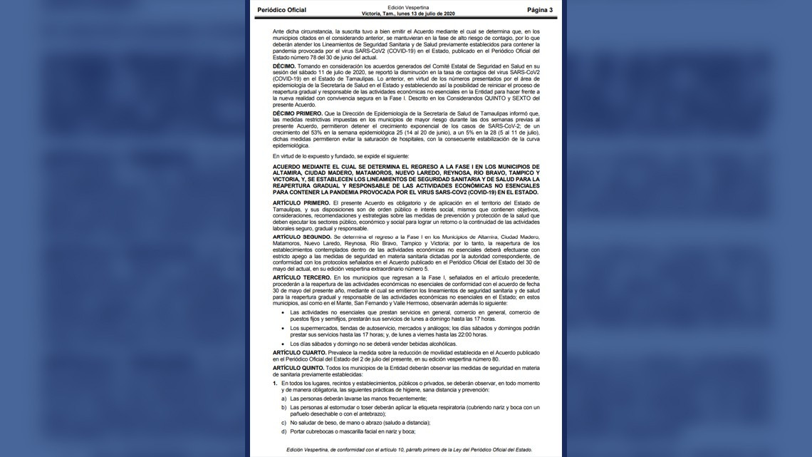 Ley Seca y los Supermercados podrán abrir hasta las 5 pm en fin de semana de acuerdo a nuevo decreto