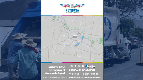 Este viernes pasa el camión de la basura en el sector Norte