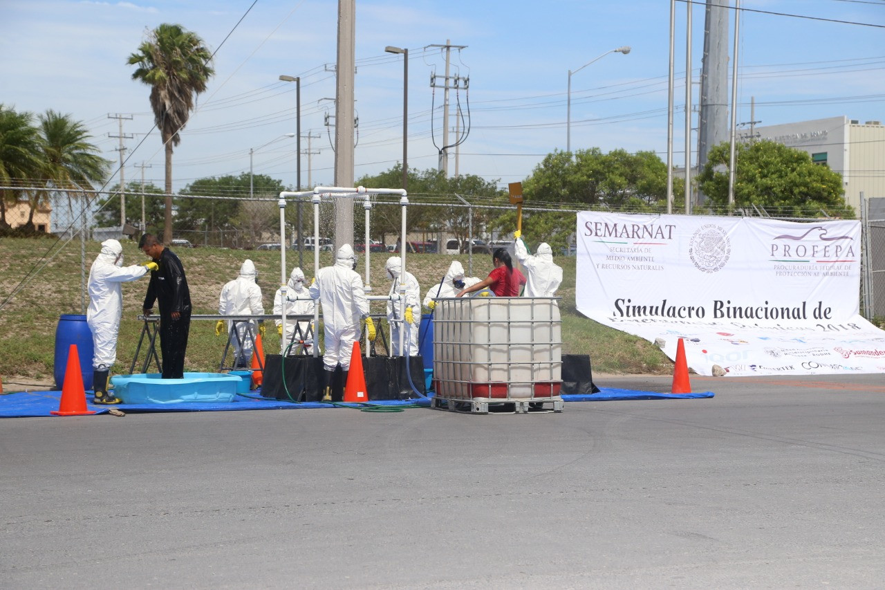 Encabezó Alcalde Simulacro Binacional de Emergencia