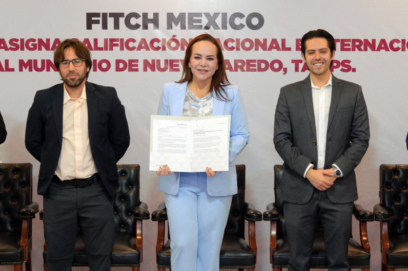 Nuevo Laredo ejemplo nacional en finanzas públicas; ratifica Fitch Ratings calificación crediticia AAA