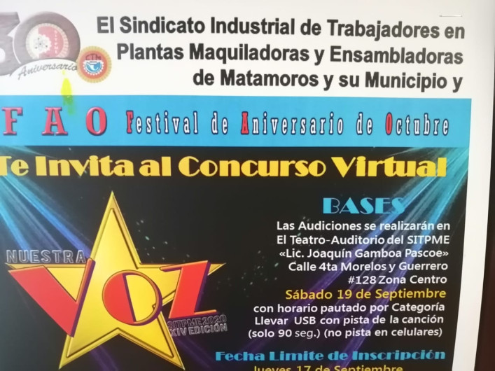 Eventos por el 30 aniversario del SITPME se harán en forma virtual