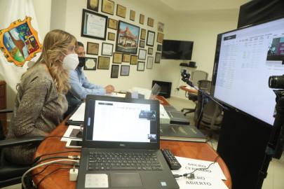 Dialoga Alcaldesa sobre obras con SEDATU