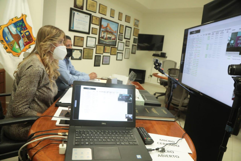 Dialoga Alcaldesa sobre obras con SEDATU