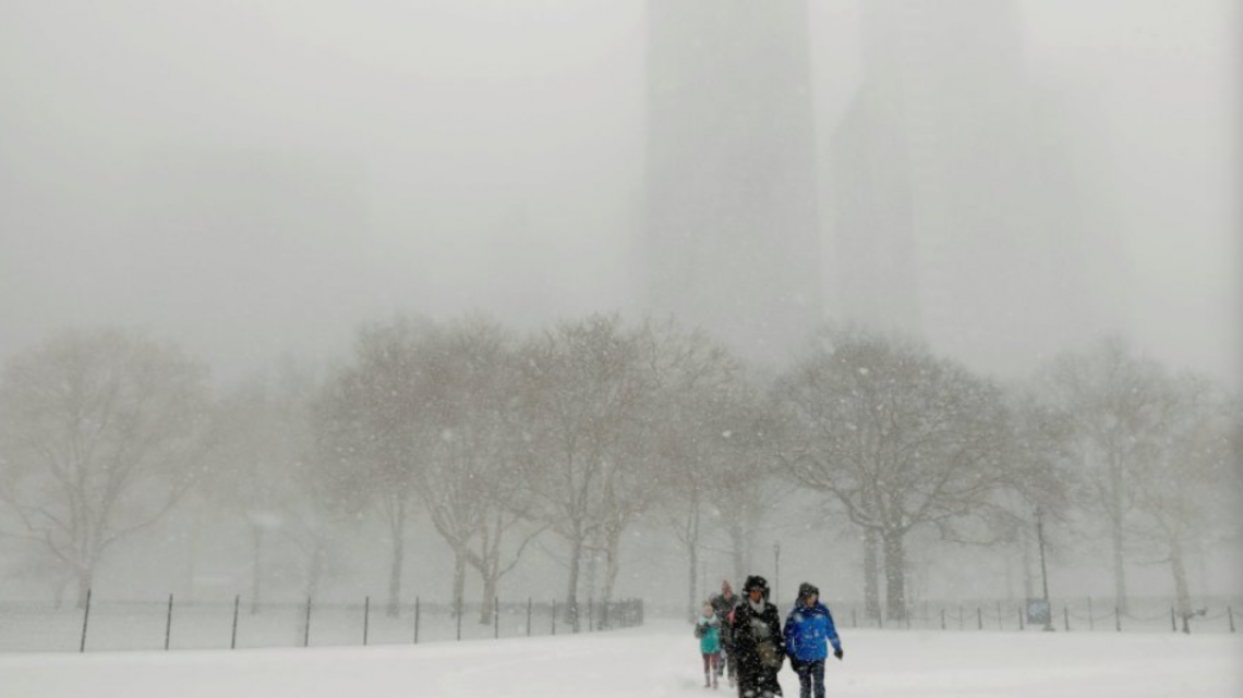 Heladas en EU y Canadá en imágenes