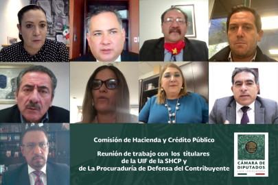 Diputada Adriana Lozano trata con Santiago Nieto el tema de las reformas fiscales