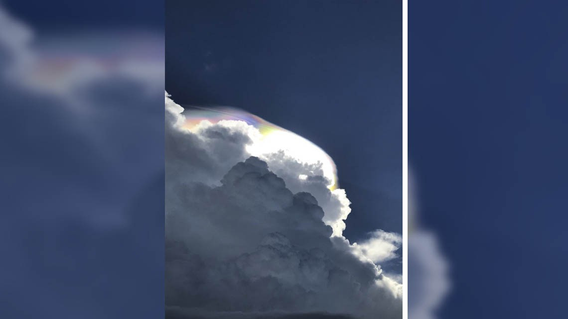 Pileus provoca nubes iridiscentes en estados de México
