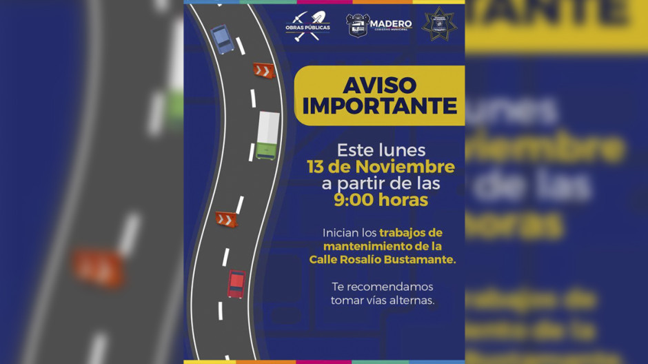 Trabajos en Calle Rosalío Bustamante darán inicio