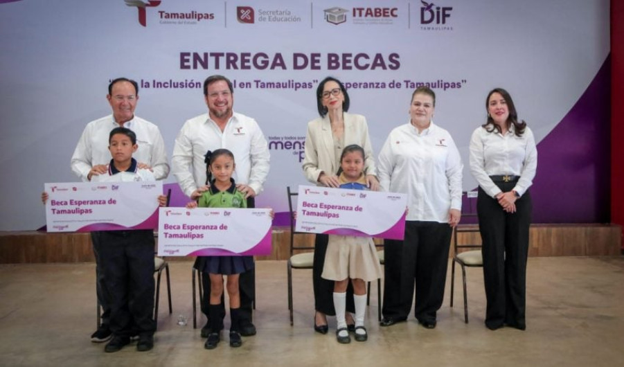 Entrega DIF Tamaulipas más de 1,800 becas a niñas, niños y jóvenes en situación de vulnerabilidad