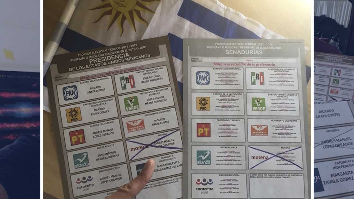 Mexicanos residentes en el extranjero muestras apoyo a AMLO