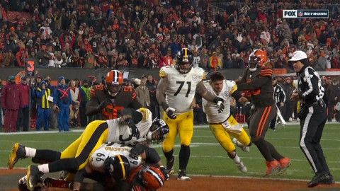 Steelers vs Browns terminó en impresionante pelea
