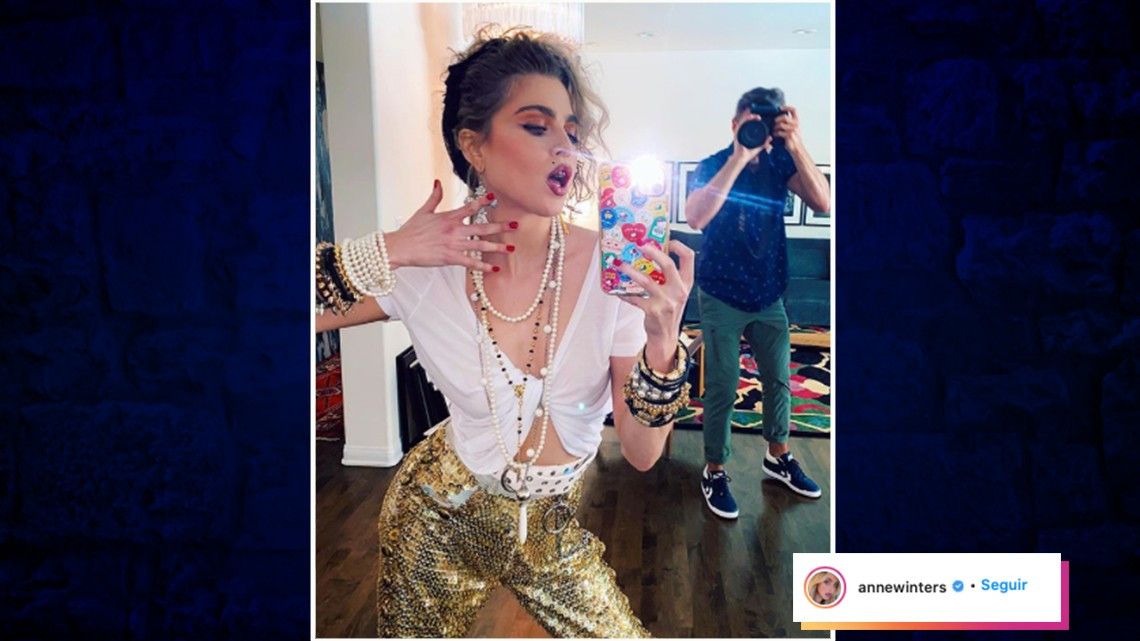 Anne Winters sorprende con su transformación de Madonna 