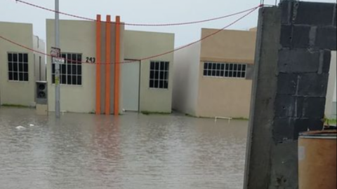 Sufre caos Reynosa por lluvias