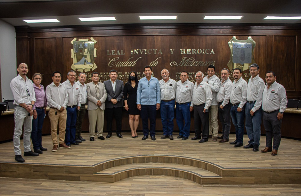 Vienen cosas buenas para Matamoros,  afirma Alcalde en reunión con CMIC
