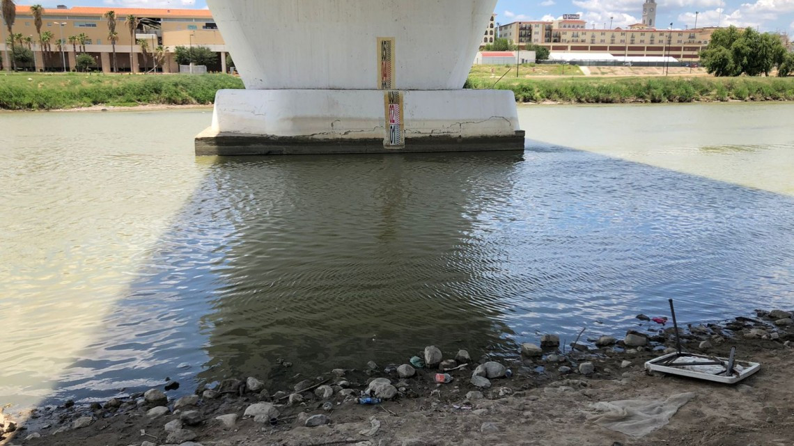 Baja nivel del Río Bravo en Nuevo Laredo, pero esta garantizado abastecimiento de agua para la población 
