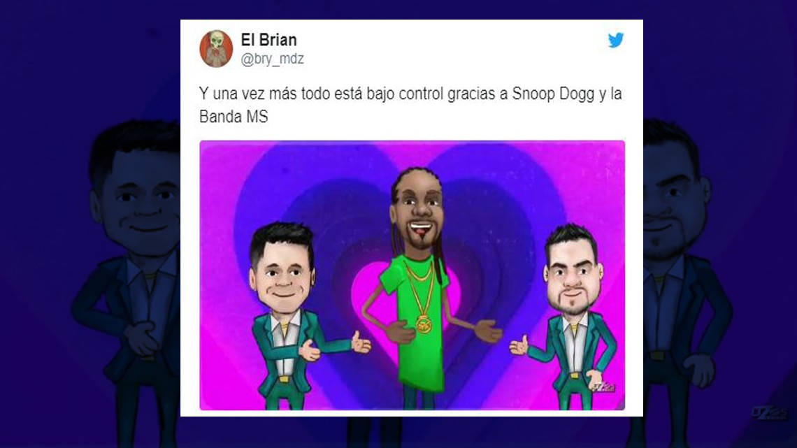 Redes sociales reaccionan con memes a la nueva canción de Banda MS con Snoop Dogg