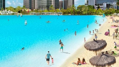 Planean ubicar una playa artificial en Europa