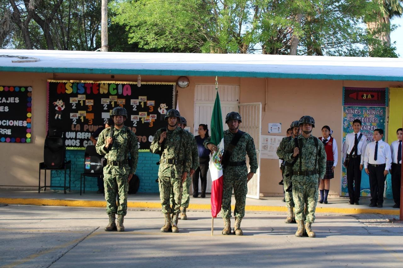 Fomentan valores cívicos y patrióticos