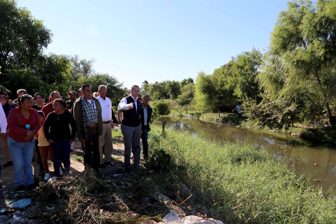 Trabaja Adrián Oseguera en programa para prevenir inundaciones
