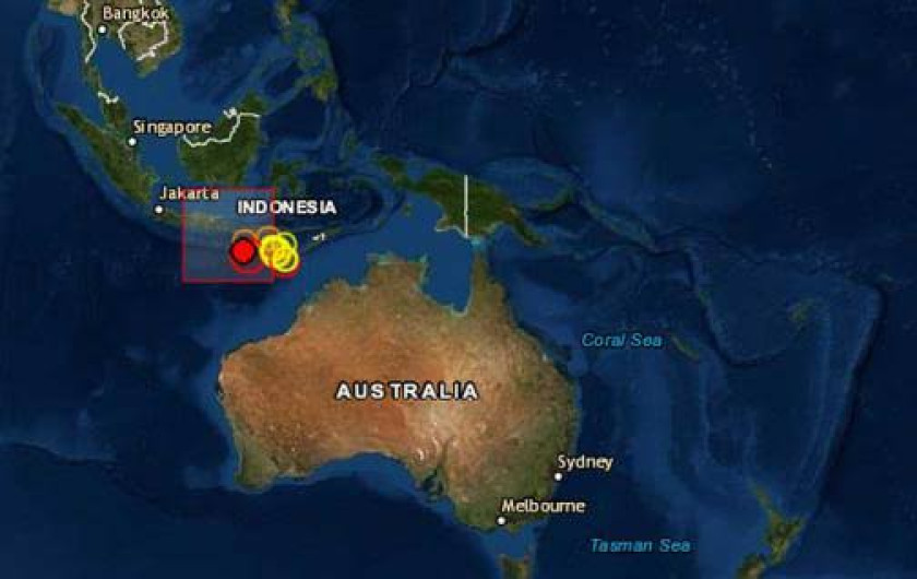 Sismo de 5.7 grados de magnitud sacude Bali