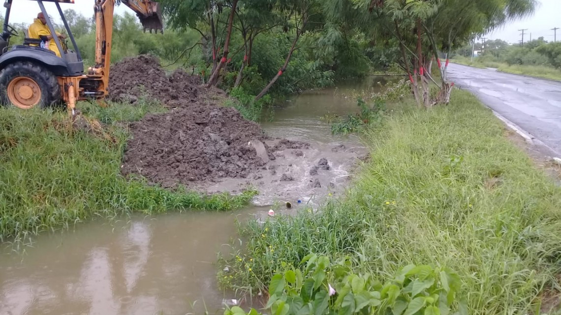 Atienden Gobierno de Matamoros y JAD daños provocados por huracán “Hanna”