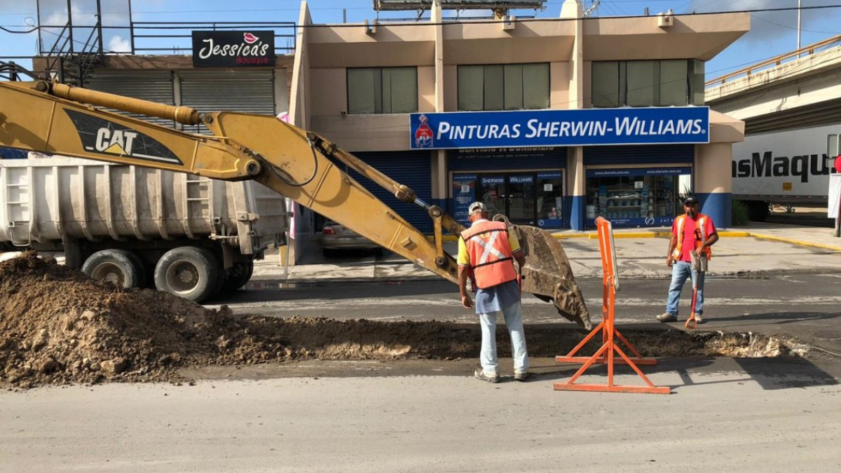 Continúa la remodelación de la avenida Lauro Villar
