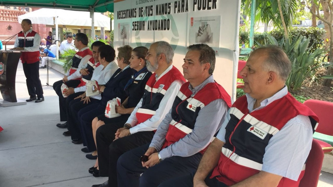 Conminan a participar en la colecta nacional 2018 de la Cruz Roja