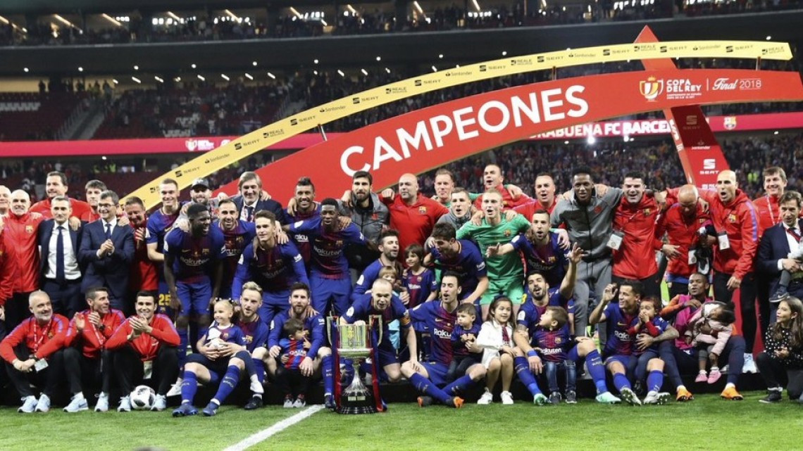 Barcelona tetracampeón de la Copa del Rey