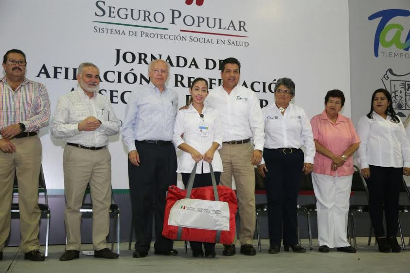Llega apoyo de Seguro Popular en Tamaulipas