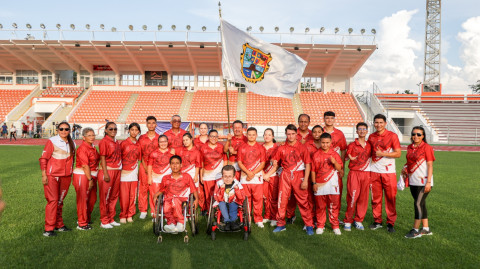 Abandera Gobierno de Tamaulipas a atletas de los Paranacionales CONADE 2024