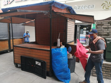 Comerciantes ambulantes y semifijos adheridos a la CROC se preparan para iniciar actividades