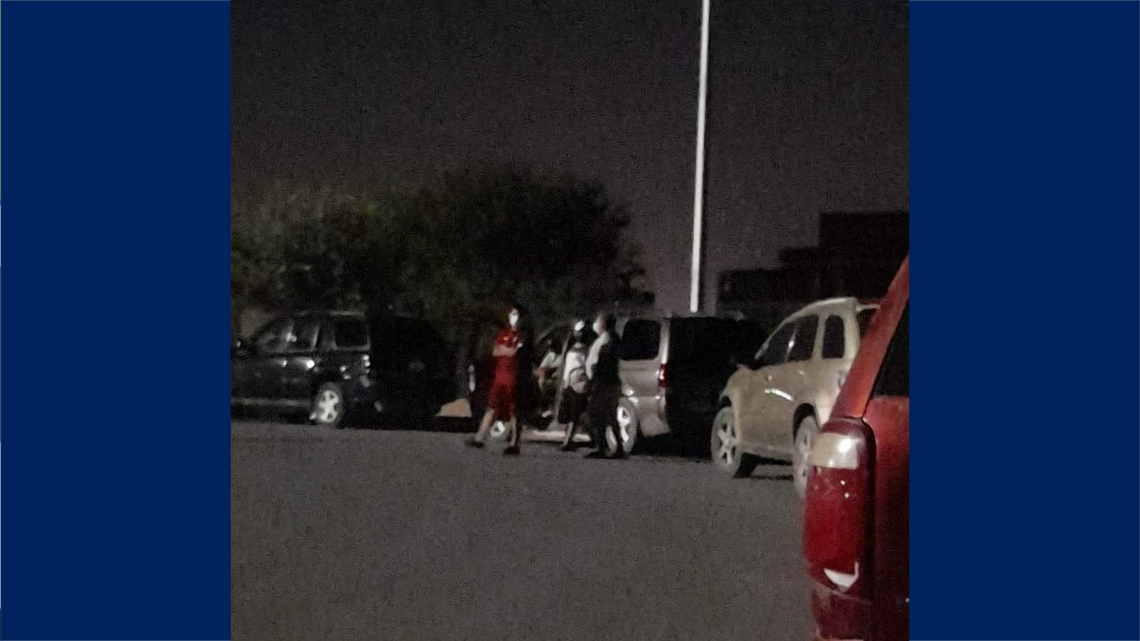 Reportan filas nocturnas previo a vacunación en Reynosa