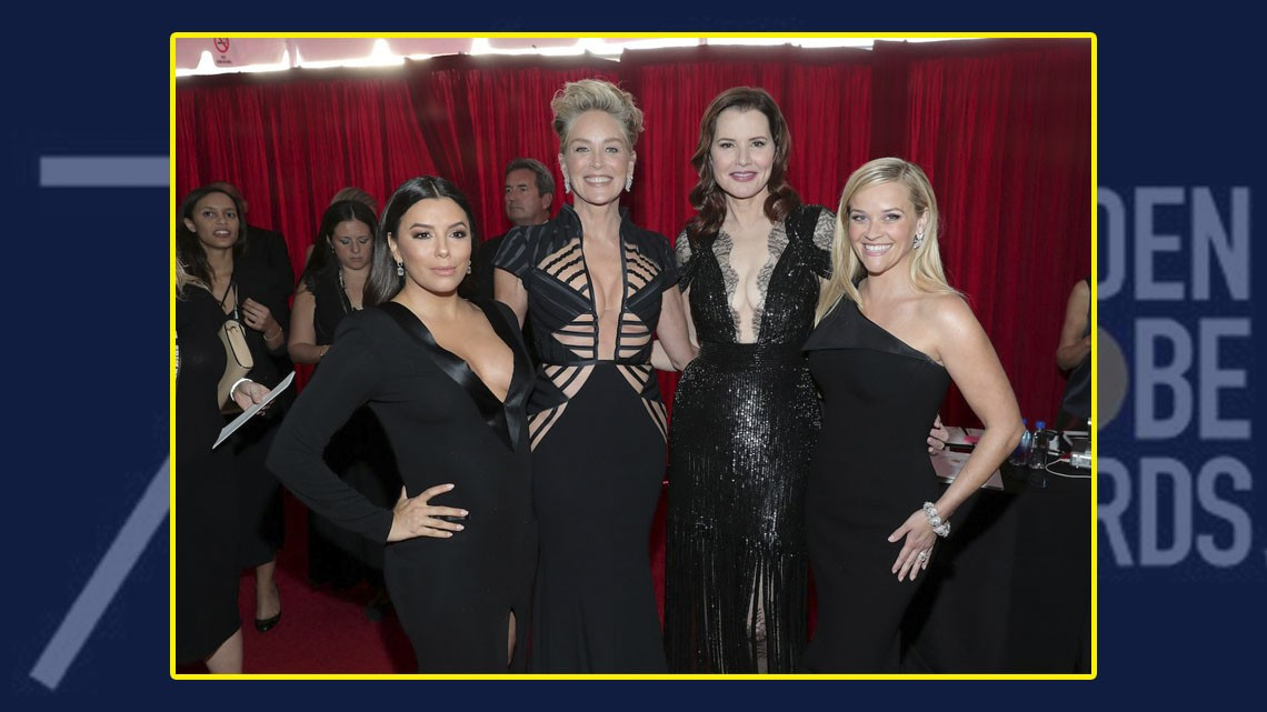 Así lucieron los famosos en los Golden Globe Awards 2018