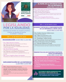 Participará Maki en Foro legislando por la igualdad