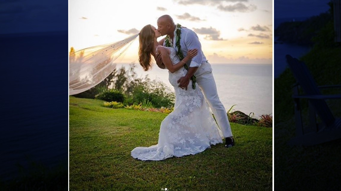 Dwayne "La Roca" Johnson se casó en Hawaii con Lauren Hashian