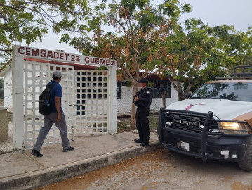 Accesos a escuelas vigilados por la Guardia Estatal