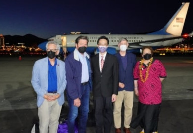 Representantes del gobierno estadounidense visitan Taiwán 