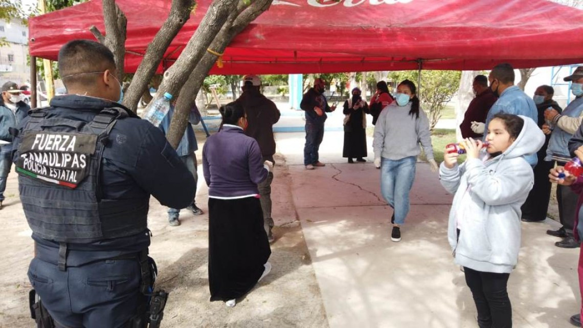 Dentro del programa “Prevenir, una Tarea de Todos”, jóvenes realizaron trabajos de limpieza