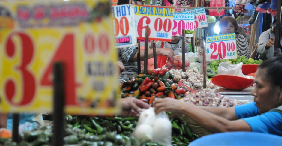 Inflación en México sube al 4.98 % en la primera mitad del año