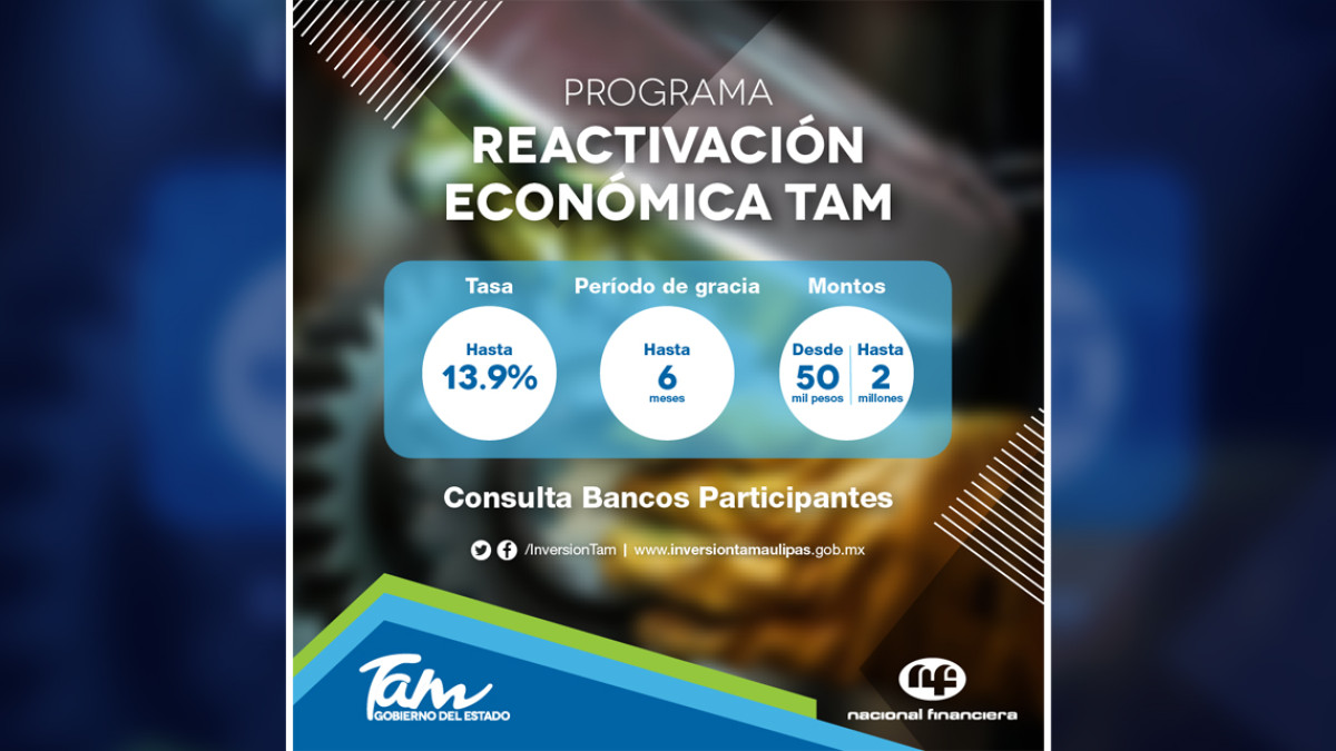 Invitan a participar en Reactivación Económica Tam