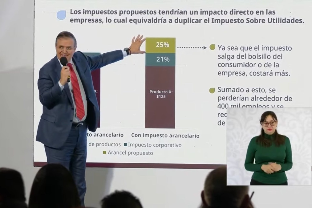 Aranceles de Trump serían un 'tiro en el pie' para EU: Ebrard