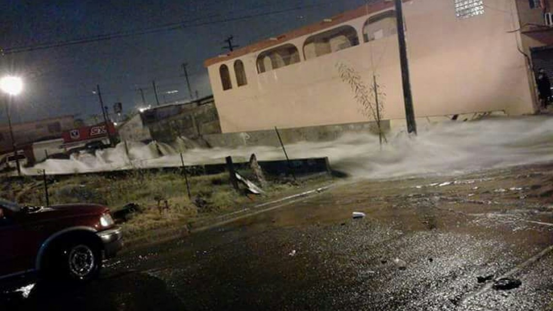 Lluvia deja inundaciones severas en Nuevo Laredo