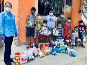 Visita DIF Reynosa a familias