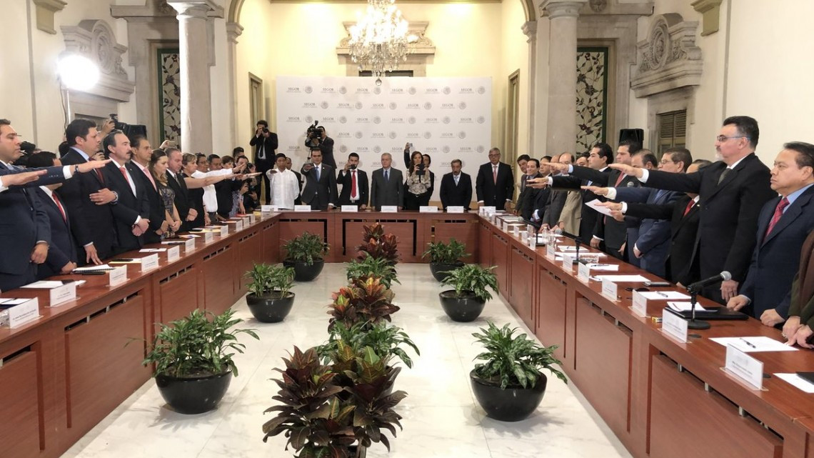 Enrique Rivas toma protesta como vicepresidente de CONAMN