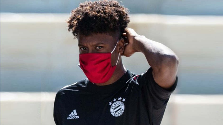 Kingsley Coman vuelve a entrenar con el Bayern 