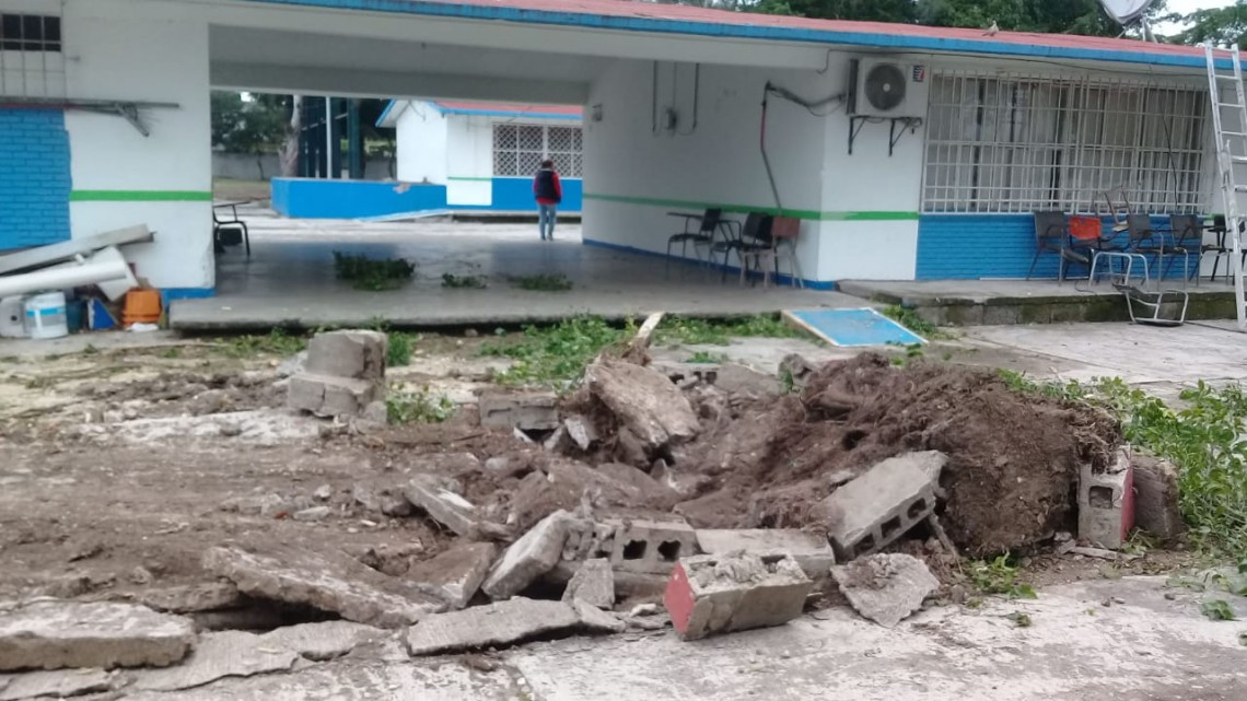 Frente frío no. 10 causa estragos en sur de Tamaulipas 