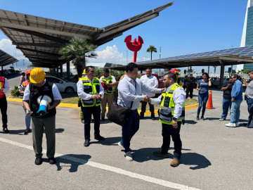 Congreso de Tamaulipas participa en simulacro nacional 