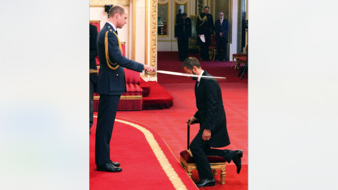 Ringo Starr ya es caballero del Imperio Británico