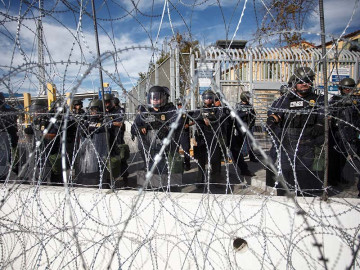 Ejército de EU realiza simulacro en San Ysidro